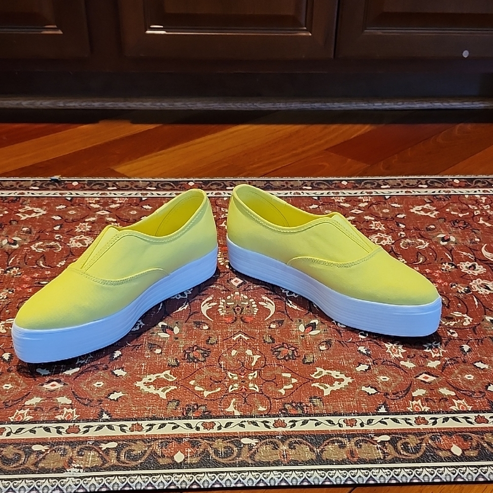 Yellow Slip-On Keds